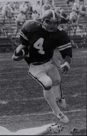 Gill Fenerty cranked up the yardage while starring at running back for Holy Cross in the 1980s.
