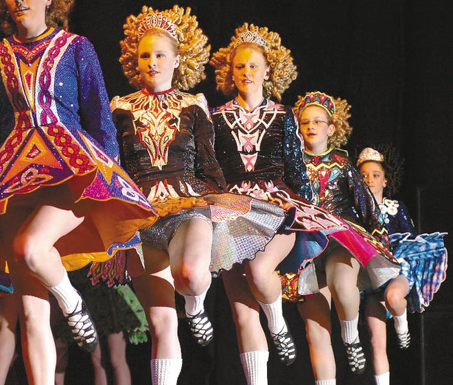 Students of the Gallagher School of Irish Dance will perform at the Sherman Theater Saturday.