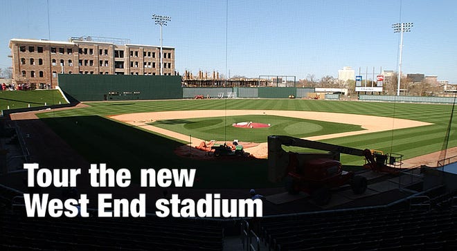The countdown is on for the opening of the minor league stadium in Greenville.