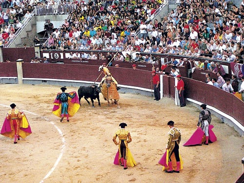 The Spanish bullfight is as much a ritual as it is a sport. Not to acknowledge the importance of the bullfight is to censor a venerable part of Spanish culture.