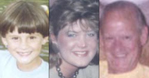 Sean, Julie and Tom Grissom. Danny Rolling confessed to the killings of deaths of Julie Grissom, 24, her nephew Sean Grissom, 8, and her father Tom Grissom, 55, all of Shreveport.