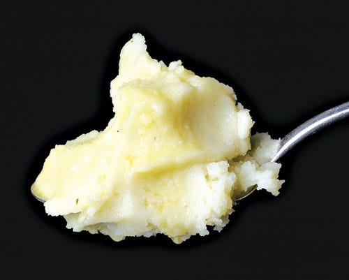 For best results when making mashed potatoes, always add hot liquids rather than cold to steaming potatoes, and be sure the potatoes are absolutely dry before adding the liquids.