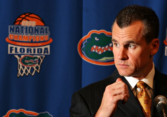 Florida men's basketball coach Billy Donovan has the Gators at No. 1 to start the season.