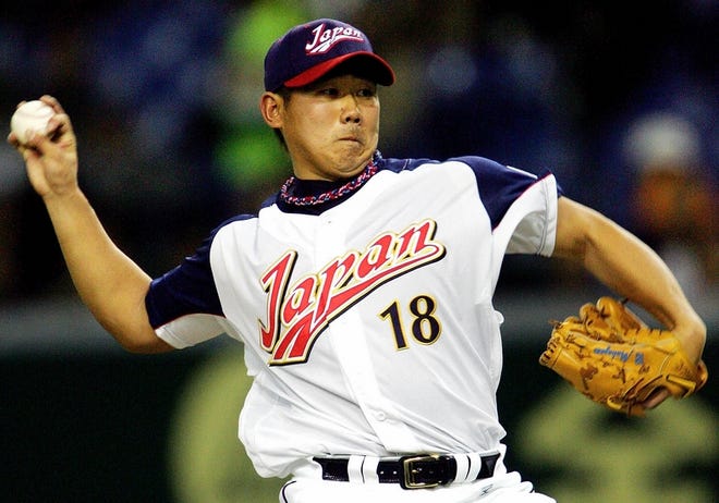 Daisuke Matsuzaka pitched for the Japanese team at the World Baseball Classic.