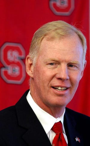 Tom O'Brien: Former Boston College coach was introduced as North Carolina State's head coach on Saturday.