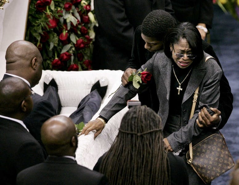 michael jackson open casket viewing