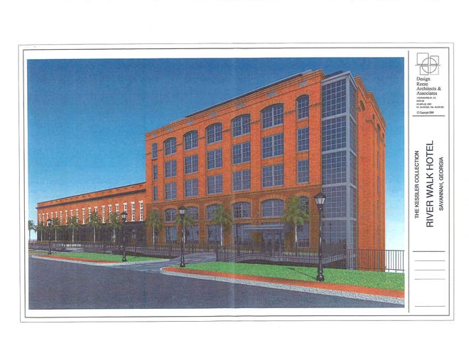 This new up-scale hotel is being developed by The Kessler Collection on a vacant lot on River Street.
