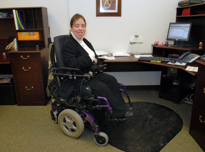 Robyn Powell, a dean’s list student at Suffolk Law School, was hired as an intern by Hines & Associates, which specializes in disability and elder-law issues