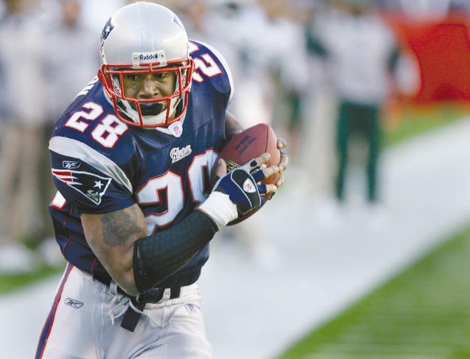 New England released running back Corey Dillon on Friday, cutting ties with the top active runner in the NFL on the first day of free agency. Dillon increasingly split duties with rookie Laurence Maroney last season and has said he was considering retirement.