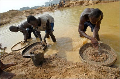 Long after the civil war, Sierra Leone diamond miners remain impoverished.