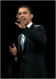Senator Barack Obama of Illinois said Saturday that he would develop a plan that would provide health care insurance for all by January 2013.