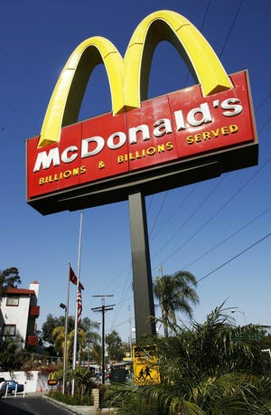 McDonald's Corp. said Friday its first-quarter earnings climbed 22 percent.
