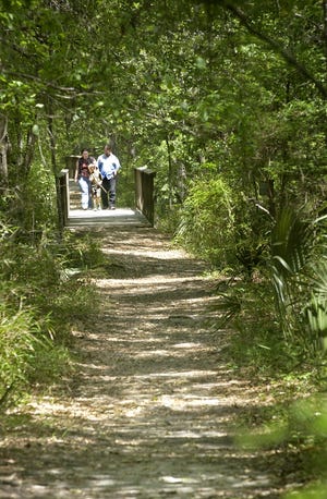 Visitors can explore several trails and a museum at the Savannah Ogeechee Canal.