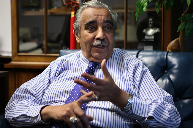 Representative Charles B. Rangel, above, the New York Democrat who is chairman of the Ways and Means Committee, has led negotiations to complete the trade deals along with Susan C. Schwab, the United States trade representative.