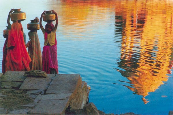 "The Waterbearers, Jaisalmer, India" is among the photos in Marion Art Center's new exhibit, "Fifty Years of Photographs from Around the World by Lynn McLaren." It opens Friday, with an artist's reception from 5 to 7 p.m. May 27.