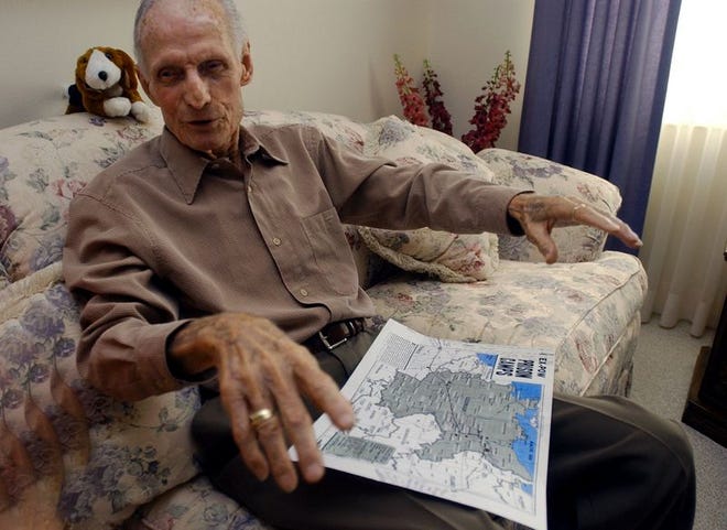 Jim Walters is a World War II ex-prisoner of war. Walters still has maps, photos and his military uniform from when he was in the service.
