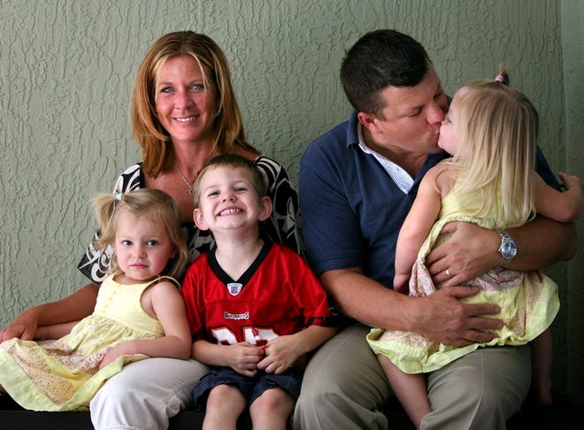 Ron and Sandra Averbeck have permanent guardianship of Ron's brother's three children: Adele, 2, Caleb, 3, and Ashlyn, 2.