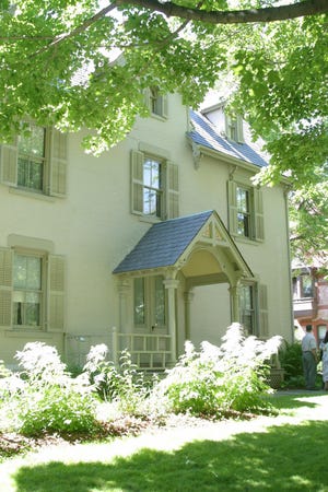 The Harriet Beecher Stowe House in Hartford has beautiful gardens visitors can stroll through.
