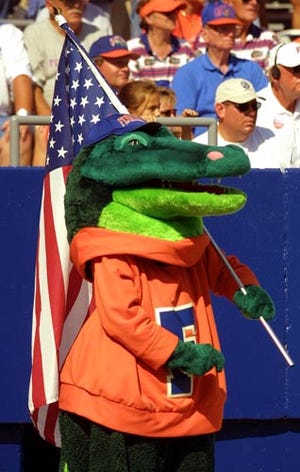 University of Florida mascot Albert the Alligator.