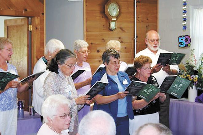 The talented Vine Valley Chorale performed "The Surrey with the Fringe on Top," from the classic Rodgers and Hammerstein musical "Oklahoma," at the Vine Valley Community House 50th anniversary celebration on Sunday.