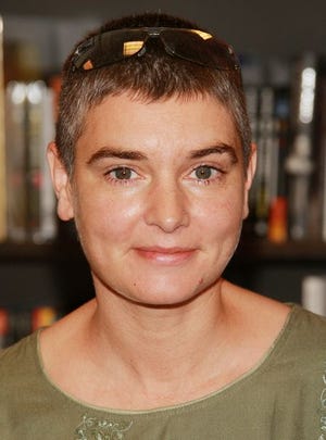 Singer Sinead O'Connor makes an appearance at Borders to promote her new 2-CD release 'Theology' on June 26, 2007 in New York City.