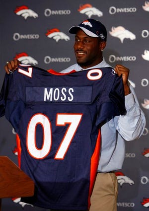 Jarvis Moss was picked in the first round by the Denver Broncos.