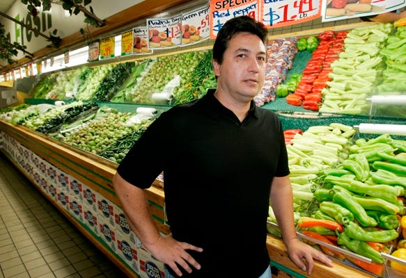 Brian Johns is the manager at the Rockford Fruit Market.