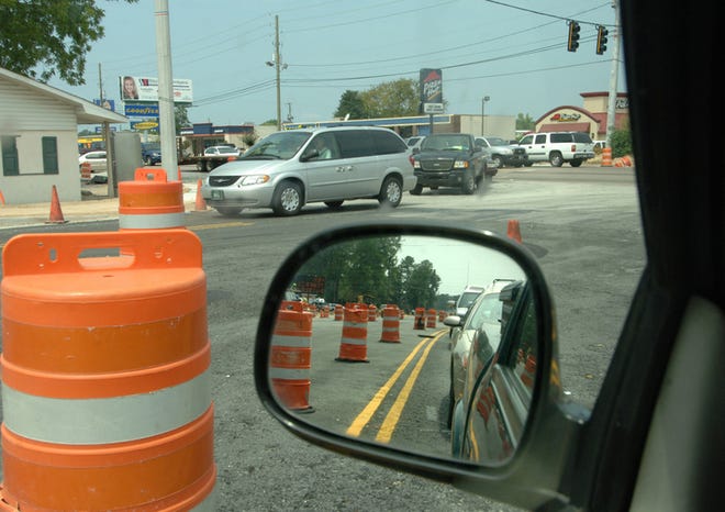 A widening project on Davis Road is 86 percent complete and is expected to be finished in six months. Currently, work is being done on curbs and a median, which will cause lane closures.