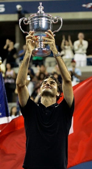 Roger Federer may be running out of room for his grand slam trophies.