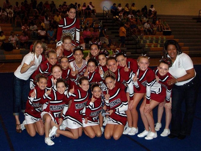In its first-ever competition, the South Effingham Middle School Mustang cheerleader squad finished in first place in the middle school division of the Coastal Classic Cheerleading Competition on Saturday at Richmond Hill High School.