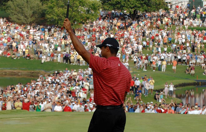 After winning the Tour Championship on Sunday, Tiger Woods has 61 career PGA Tour victories in 11 seasons.