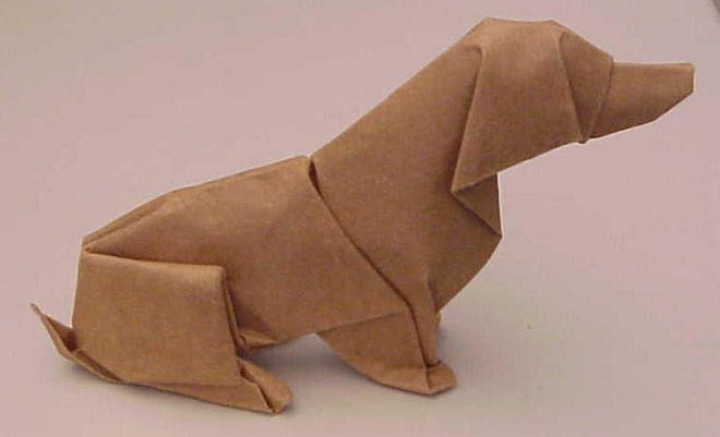 An example of the work of Michael LaFosse, an origami master.