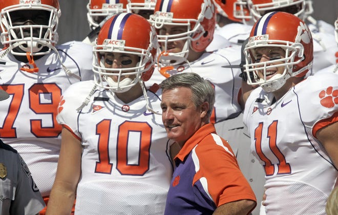 Clemson coach Tommy Bowden has challenged his team to play better each week. The 13th-ranked Tigers are 4-0.