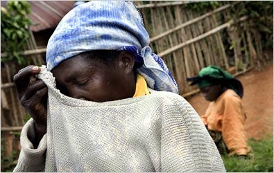 Maria Shuluba, 53, was raped by armed men near Bukavu, Congo, in South Kivu Province, the epicenter of a rape epidemic.