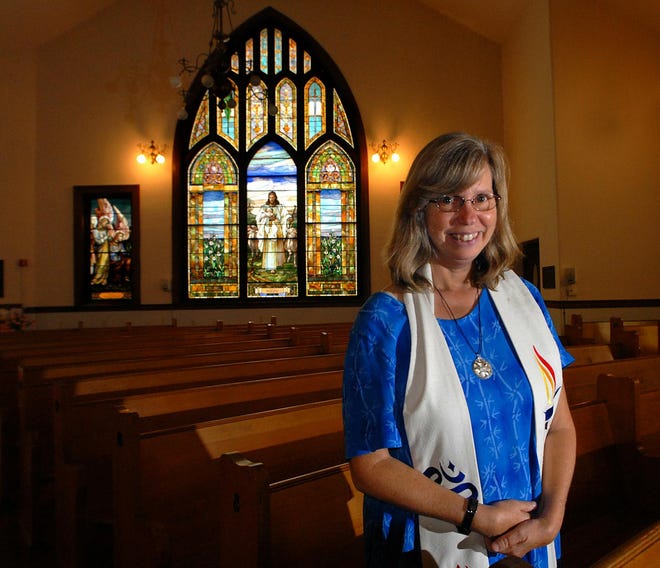 The Rev. Patience Stoddard of Milford's First Unitarian Universalist Church