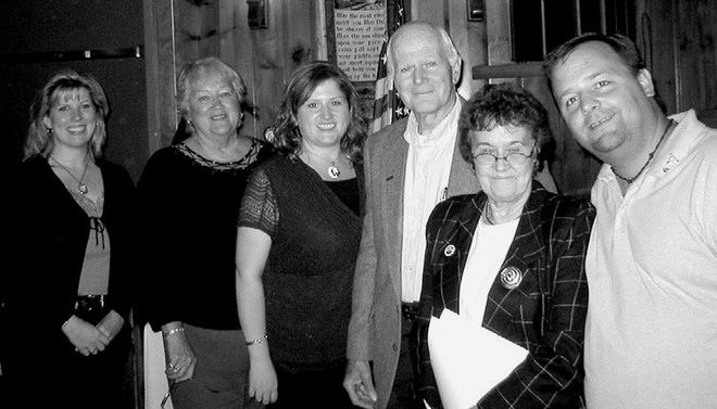 (L. to r.) Karen Newsham (Secretary), Kathy Fadden (President Elect), Kelly Tierney (Treasurer), Bob and Jeanette McDermott (District Representatives), Brian Newton (President) were recently elected officers of the Exchange Club of Clinton, which focuses on improving the quality of life in Clinton and the surrounding towns including Sterling. Kathryn Clisham will serve on the Executive Committee as Immediate Past President. Returning board members include Kathleen Flaherty, Harold Vanasse and Judith Nieves. The board also welcomed George Thorogood and expressed gratitude for the years of service to outgoing board member Genaro Paen.