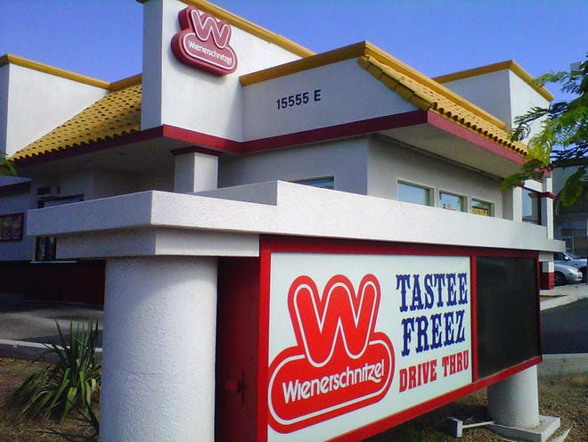 Hesperia's Wienerschnitzel restaurant was the site of an armed robbery on Monday.