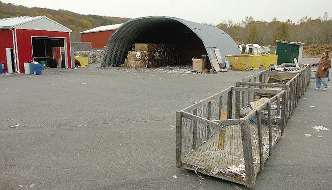 Twin Boroughs Recycling Center in East Stroudsburg. The center is one of three locations where residents can bring toxic slop and dispose of it properly for a minimal fee. The other two centers are in Blakeslee and Snydersville.
