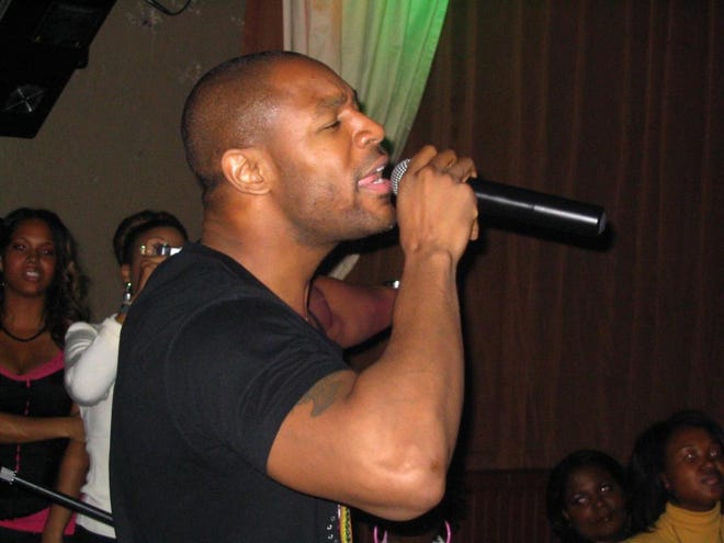 Tank performs for the crowd Friday, Nov. 16 at Malone's in Savannah.