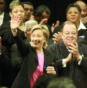 Hillary Clinton at the Spartanburg Marriott at Renaissance Park.