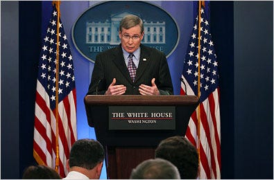 Stephen J. Hadley, the national security adviser, discussed Iran's nuclear program at the White House.