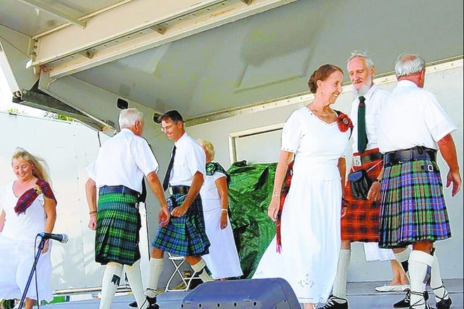 Members of the Sarasota Scottish Country Dancers performed historical dances that ranged from slow and elegant to heart-pounding during the Rotonda Elks Gaelic & Celtic Christmas Festival held on the grounds of the Rotonda Elks Lodge 2710. In its second year, the festival has about doubled in size from last year, said organizer Mike Labar.