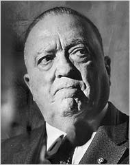 J. Edgar Hoover was F.B.I. director from 1924 to 1972.
