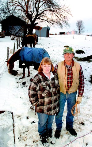 April and Chris Wade have had a tough year. In addition to three deaths in the family, they lost a 200-year-old barn that burned down in August. Construction on a new barn will start in a couple of weeks.