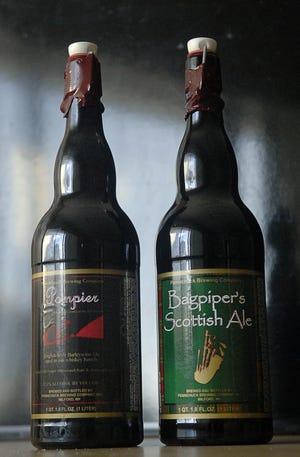 The Pompier and Bagpipers Scottish Ale by the Pennichuck Brewing Company in Milford, N.H.