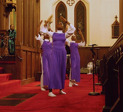 The Angelical Dancers from the Baptist Church of All Nations helped mark Taunton’s 19th annual observance of Martin Luther King Jr. Day Monday night in the St. Thomas Episcopal Church.