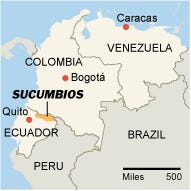 Colombian forces crossed into Ecuador over the weekend.