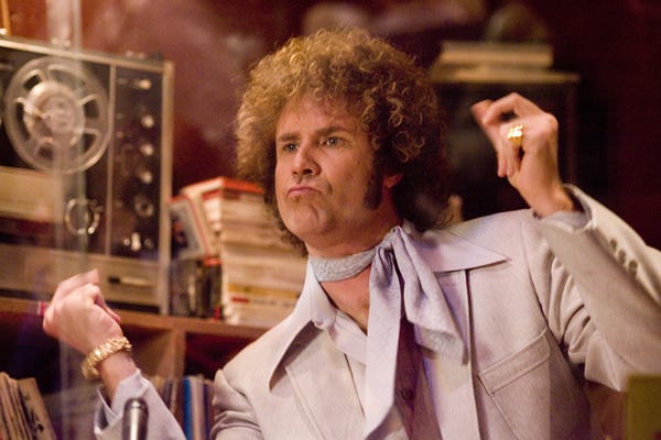 Will Ferrell plays Jackie Moon, owner, promotions manager and power forward for the Flint Tropics basketball team, in the comedy “Semi-Pro.”