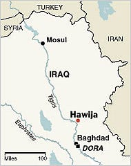 Hawija has been cleared of Al Qaeda in Mesopotamia.
