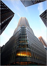 The headquarters of Bear Stearns on Madison Avenue in Manhattan.